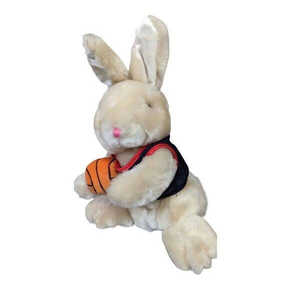 Dan Dee Basketball Stuffed Bunny Plush Animal Easter  12in  soft - Picture 6 of 11
